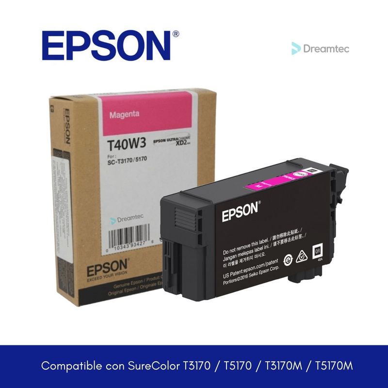 EPSON - Cartucho de tinta T40W3 Magenta
