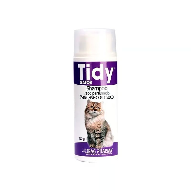 DRAG PHARMA - Shampoo Tidy Gatos Aseo En Seco 100 Gr