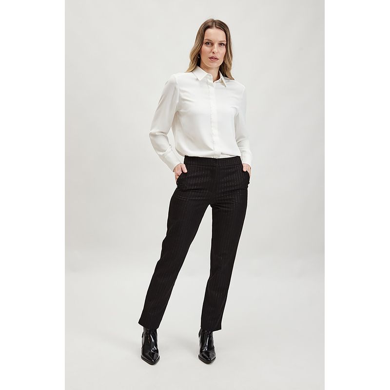 ASH - Pantalon Negro Mujer Ash