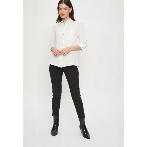 ASH - Blusa Manga Larga Crudo Mujer