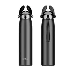 HOMESTAR - Botella Termica Agua Acero Inox 500ml - Negro