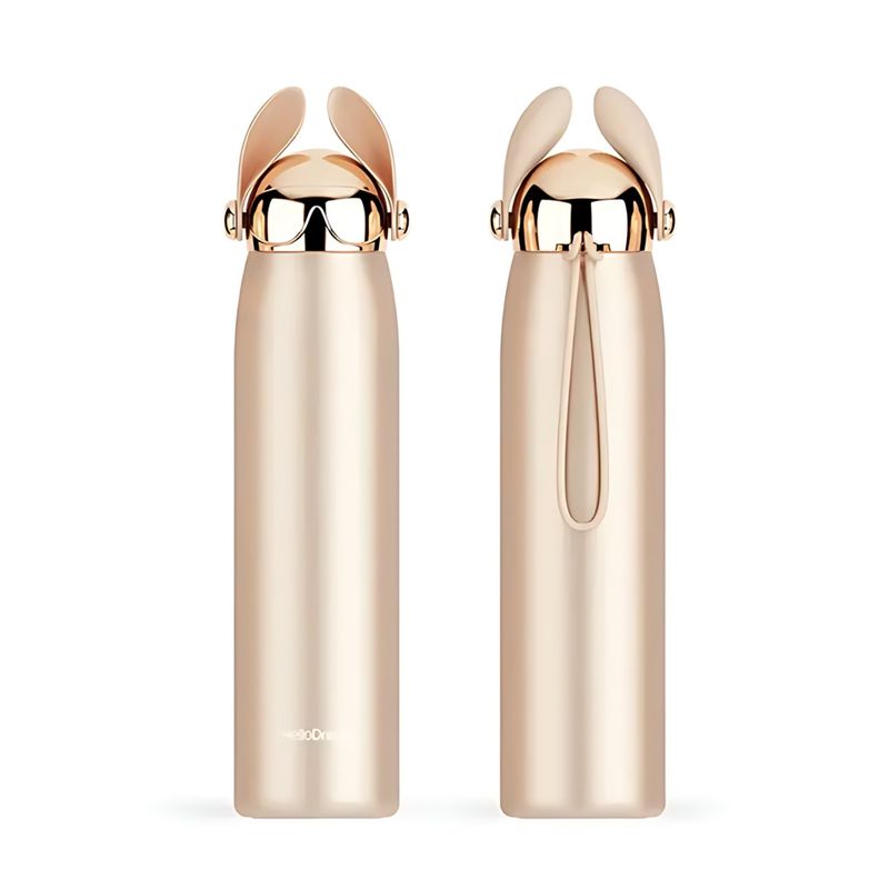 HOMESTAR - Botella Termica Agua Acero Inox 500ml - Dorado