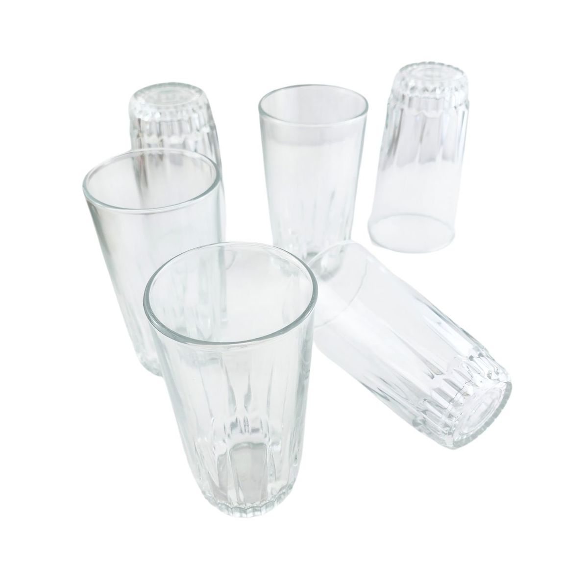 CRISTAR - Set 6 Vasos Altos Whisky Cristar Prisma Rocks 335mL