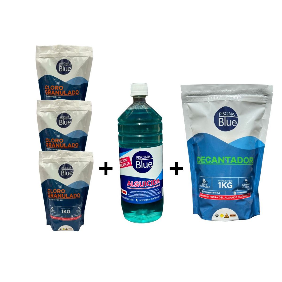 GENERICO - PACK MANTENCION PARA PISCINAS  PISCINABLUE