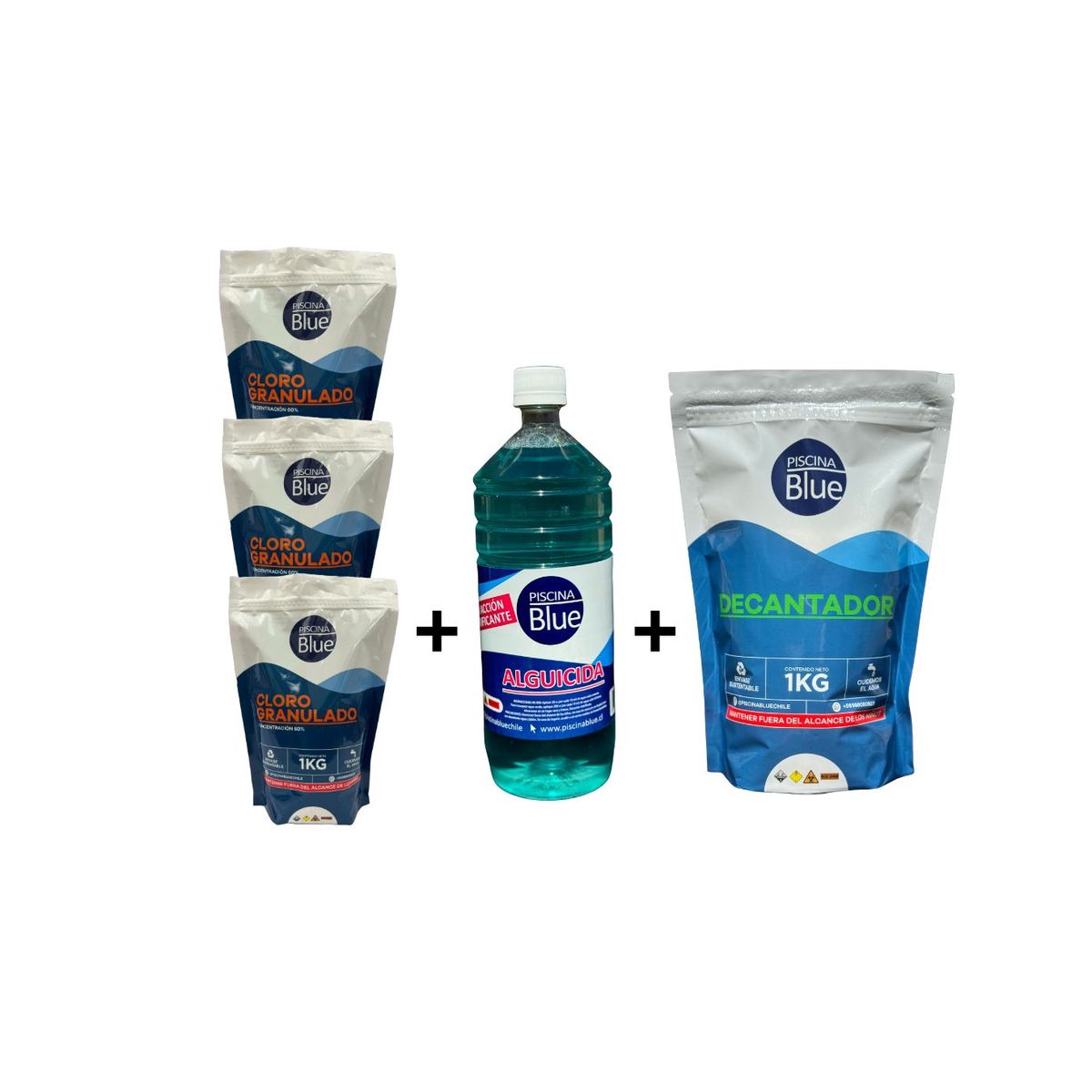 GENERICO - PACK MANTENCION PARA PISCINAS  PISCINABLUE