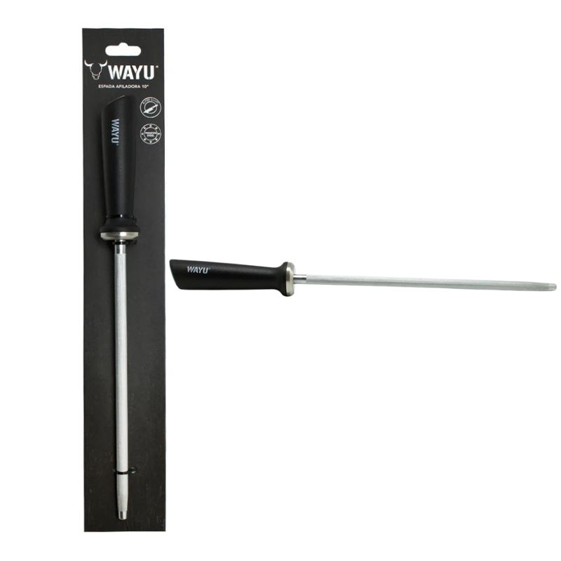 WAYU - Espada Afiladora Wayu de Acero  Filo Preciso y Alto Rendimiento  Parrillero Austral