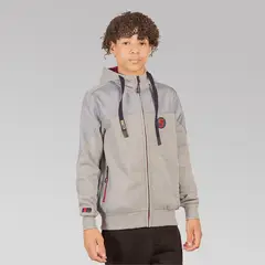 GANGSTER - Niño Poleron Fullziper Temper Gris