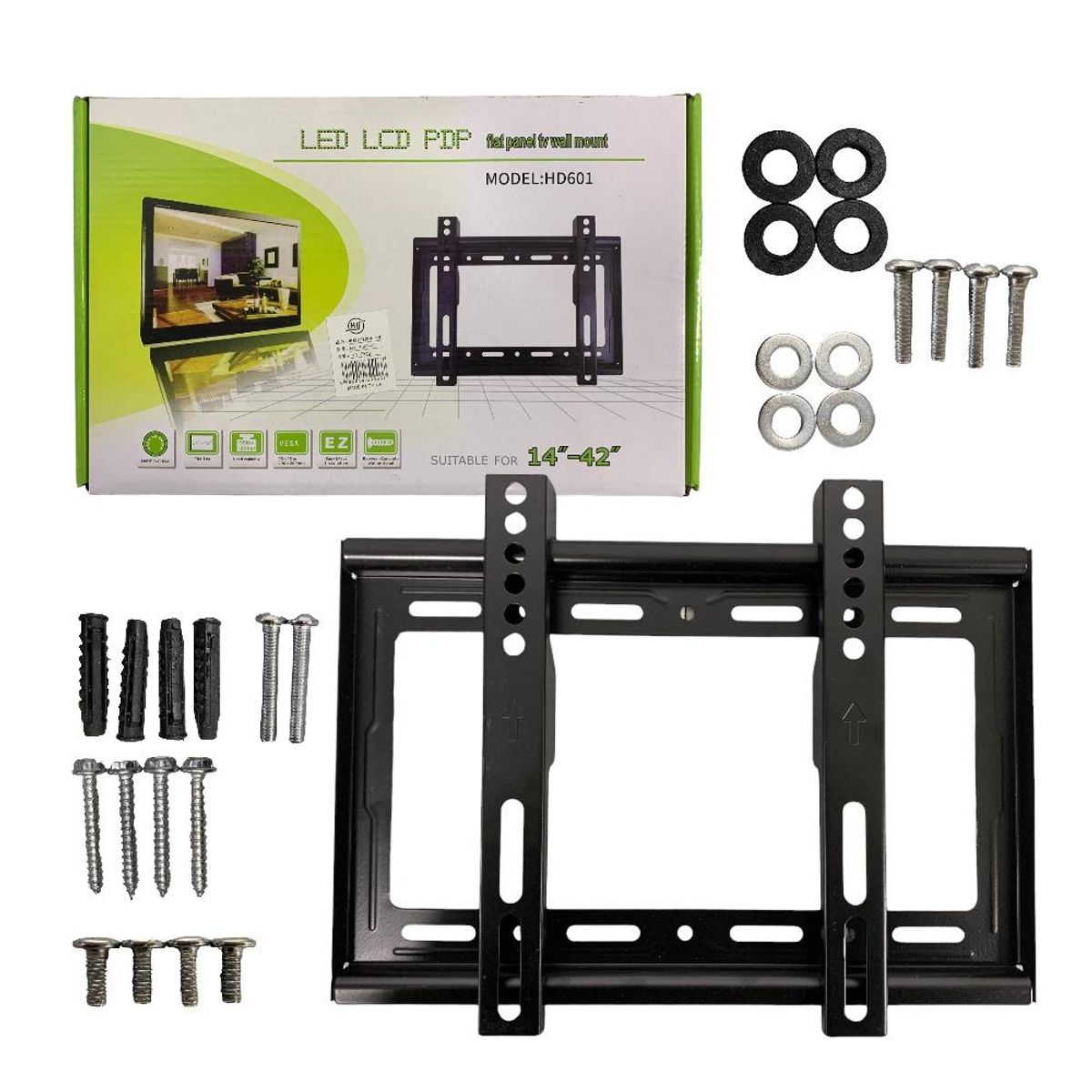 GENERICO - Soporte Fijo Para Tv Pared 14 A 42'' Vesa 25kg