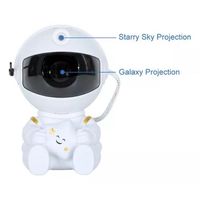Adorno Led Mini Astronauta Proyector Cielo Estrella Universo