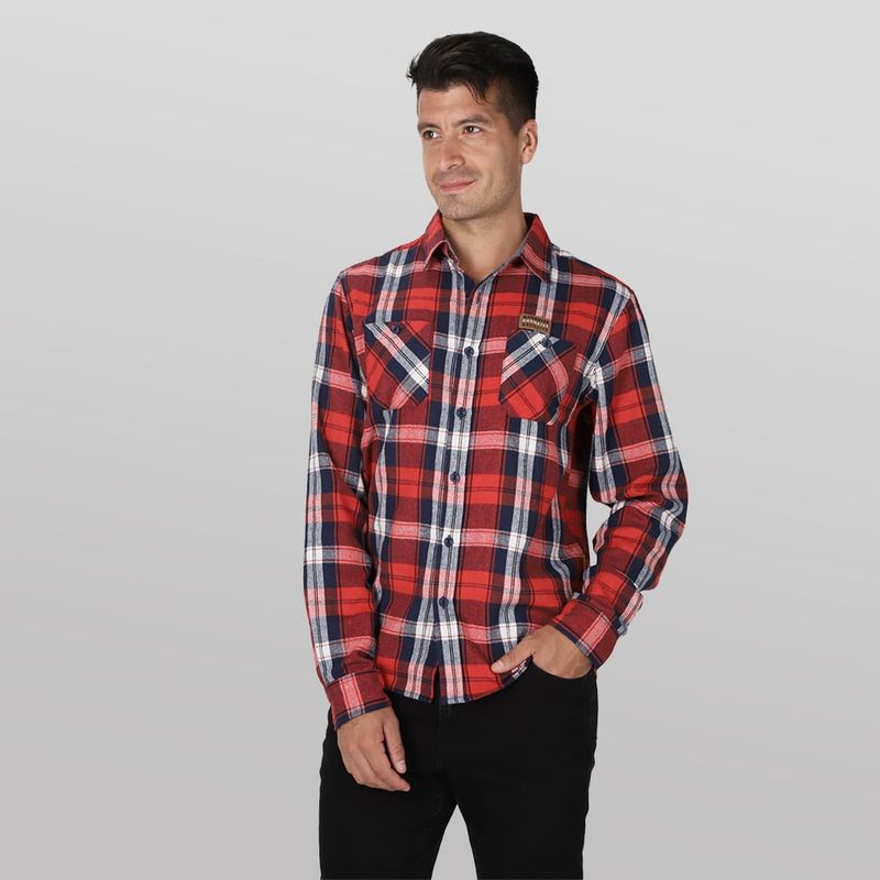 GANGSTER - Adulto Camisa ML Fireside Rojo Gangster
