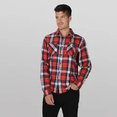 GANGSTER - Adulto Camisa ML Fireside Rojo