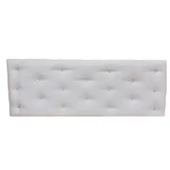 GENERICO - Respaldo 2 Plazas Crudo Diamante Felpa Muebles Rimar