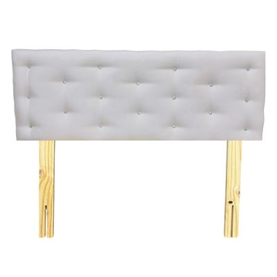 Imagen 2 del producto Respaldo 2 Plazas Crudo Diamante Felpa Muebles Rimar