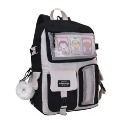 HEAD - Mochila mujer Fusion Block Negro Blanco