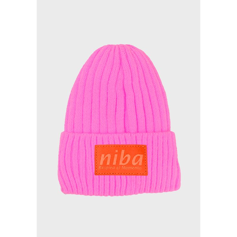 NIBA - Gorro De Lana Laguna El Salto Rosa Niba
