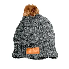 NIBA - Gorro Lana Ruiles Gris