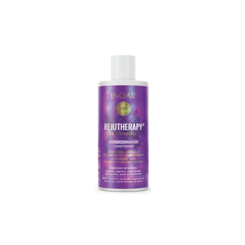 INOAR - Acondicionador Rejutherapy 5G Technology Ácido Hialurónico 400ml INOAR