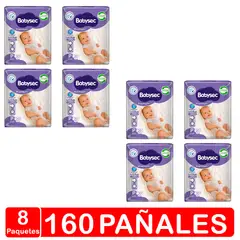 BABYSEC - Pañales - Premium - Talla P (pequeño) 160 Pañales