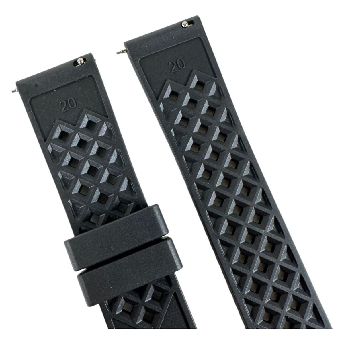 R24 - Correa Reloj Caucho Fkm Variedad Colores y Medidas