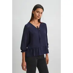 ASH - Blusa Lisa Azul