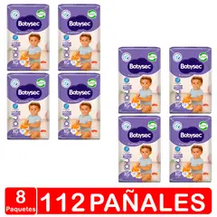 BABYSEC - Pañales - Premium - T xG (extra grande) 112 Pañales