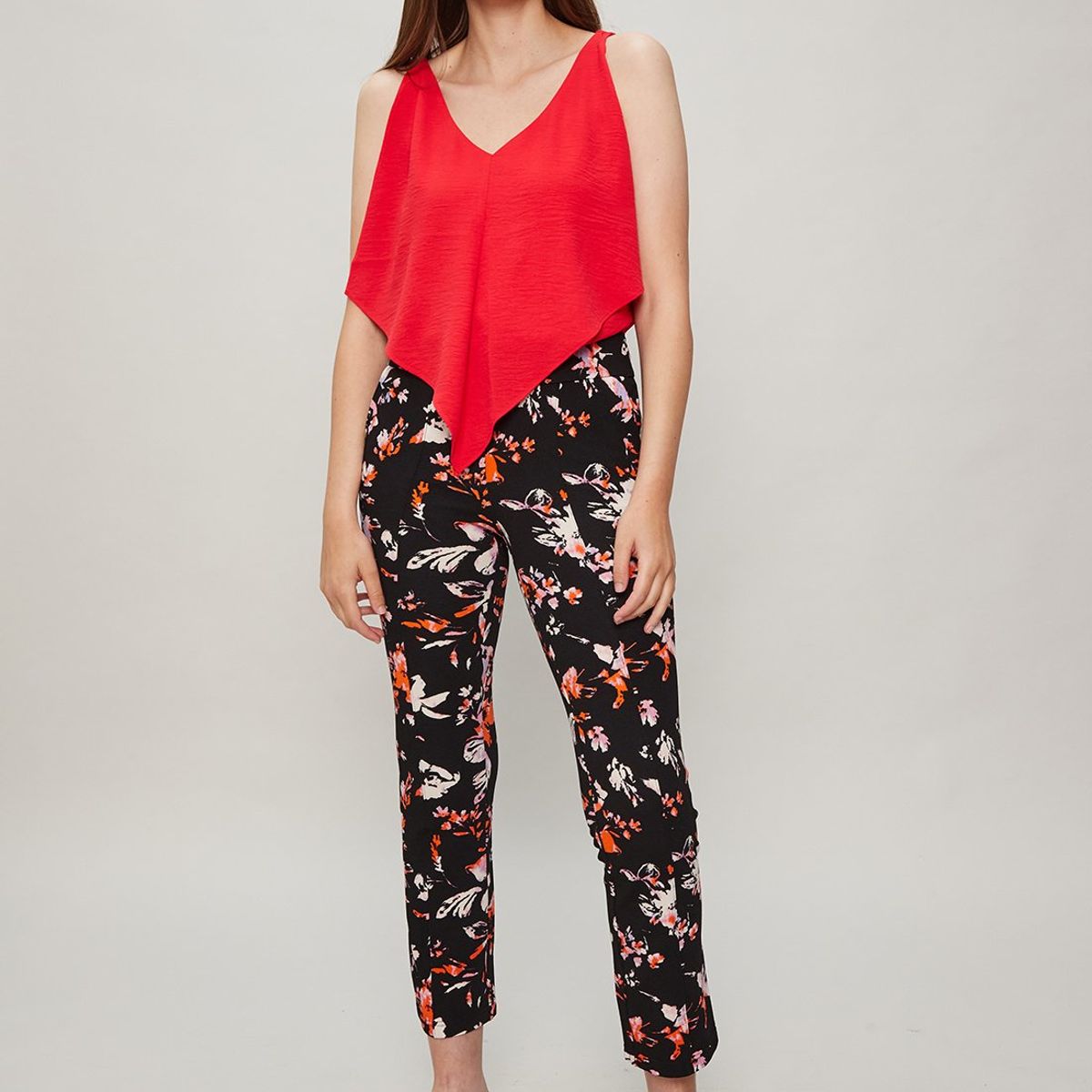 ASH - Blusa Sin Mangas Rojo Mujer Ash