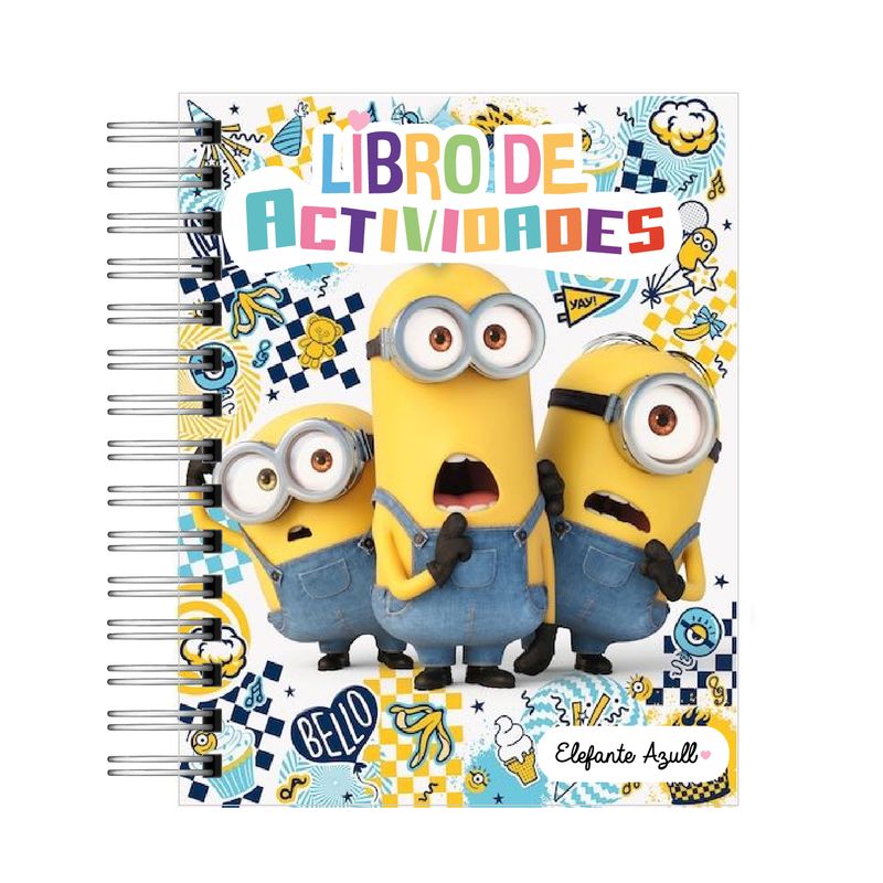 ELEFANTE AZULL - Libro de Actividades Minionsxxx