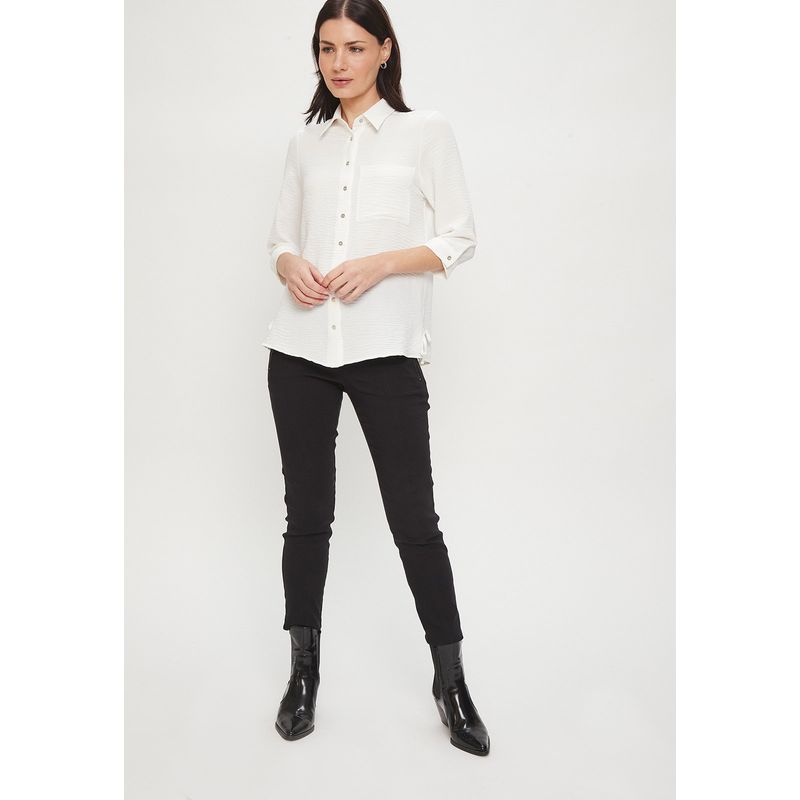 ASH - Blusa Lisa Blanco Ash