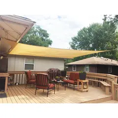 GENERICO - Lona Toldo Vela Sombra 6x4m Malla Hpde Anti Uv Rectangular