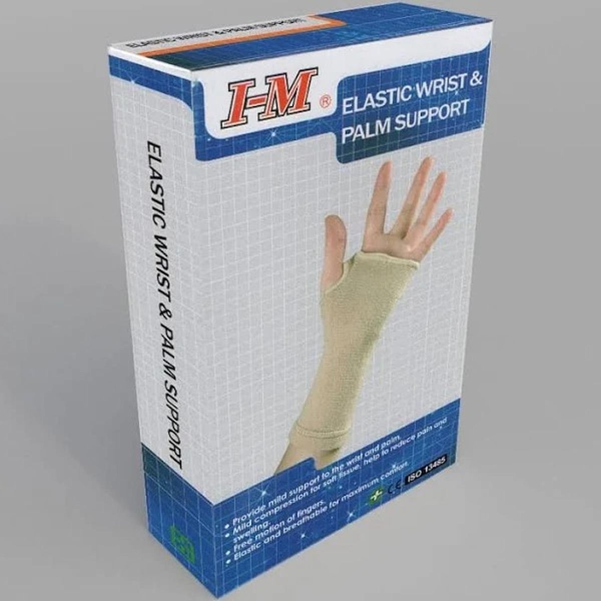 GENERICO - Muñequera Elástica Metacarpiana -electromedicina - Beige - L