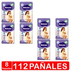 BABYSEC - Pañales - Premium - Talla XXG - 112 Pañales