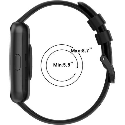 Imagen 2 del producto Correa Silicona Para Huawei Fit Fit New Fit Elegant Negro