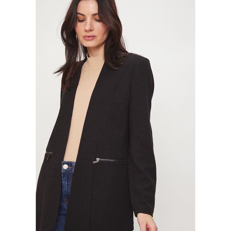 ASH - Tapado Abierto Negro Mujer Ash