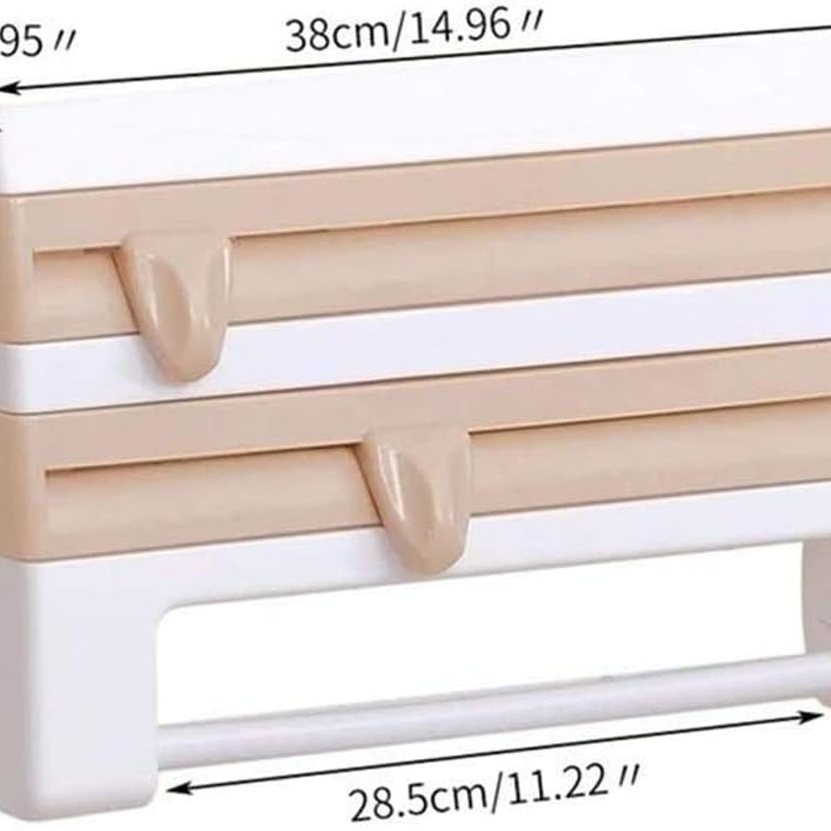 GENERICO - DISPENSADOR DE PARED TRIPE ESPECIAL PARA ALUSA ALUMINIO Y NOVA 38X24CM