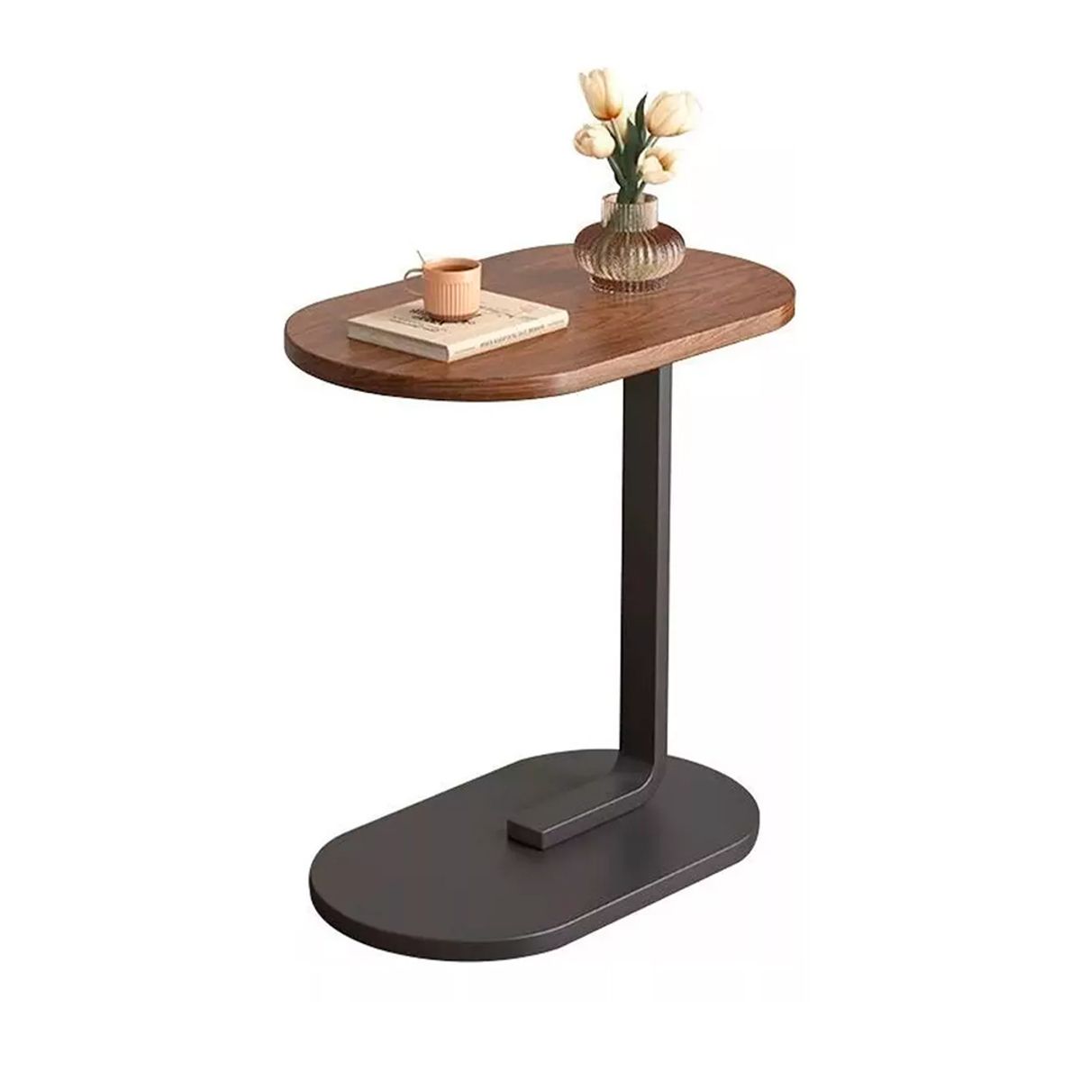 GENERICO - Mesa De Centro Lateral Living Vanguardia Madera Natural