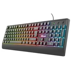 TRUST - Teclado USB Gamer LED Multicolor