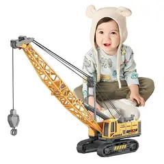 GENERICO - JUGUETE GRUA ELEVADORA METALICA PARA NIÑOS