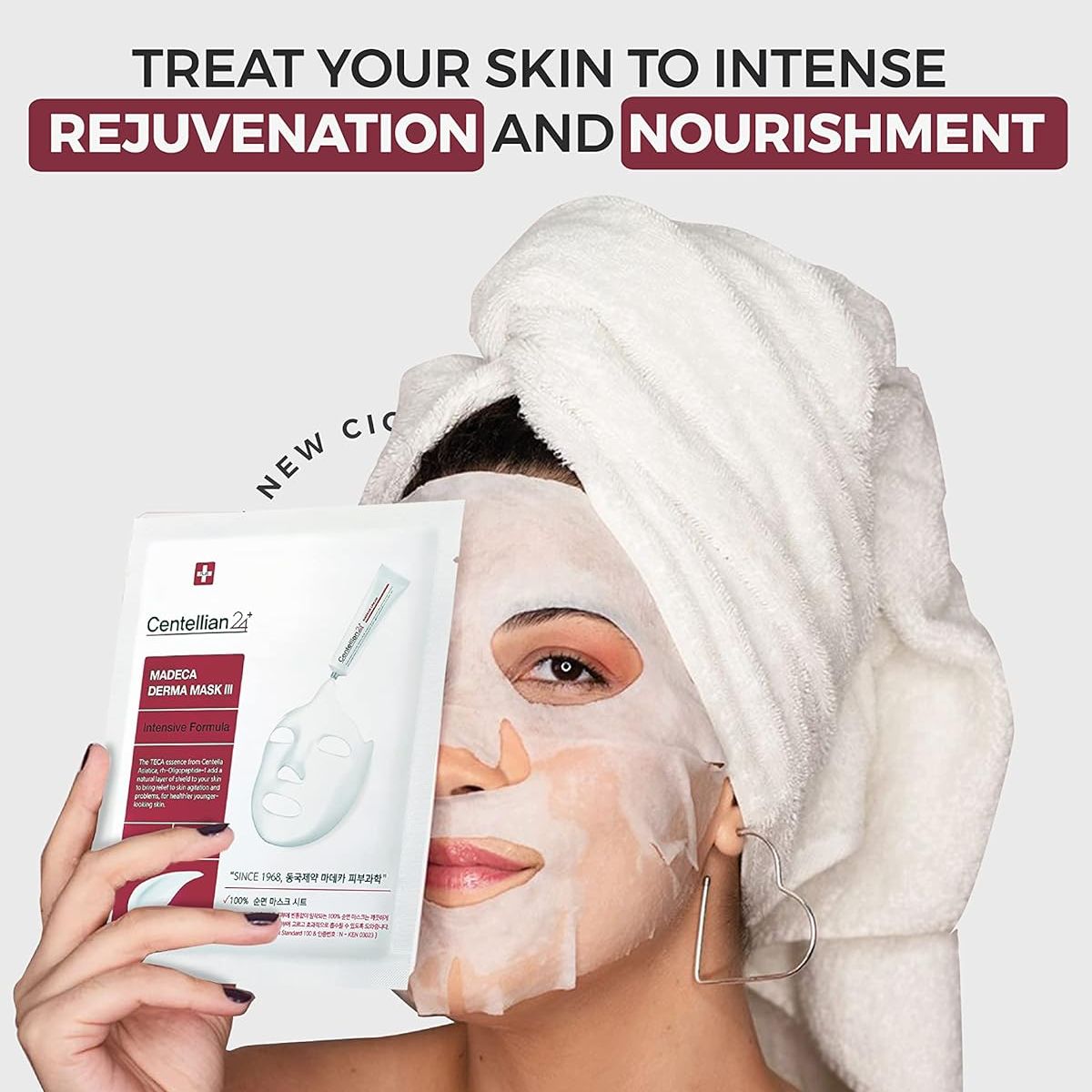 CENTELLIAN 24 - Mascarilla Calmante Hidratante Madeca Mask - 10 un