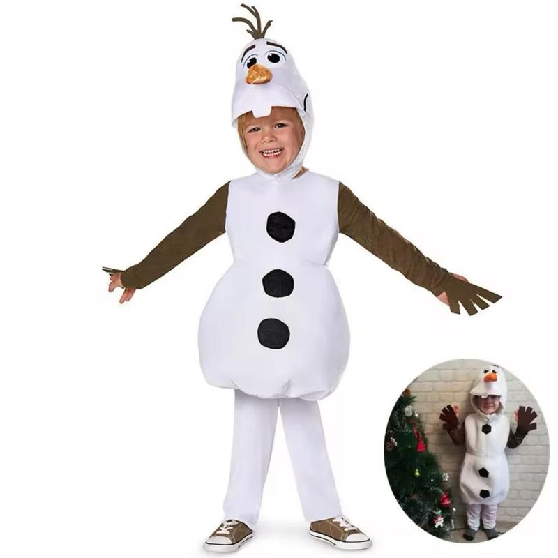 GENERICO - Disfraz para niños Olaf 6-8 años