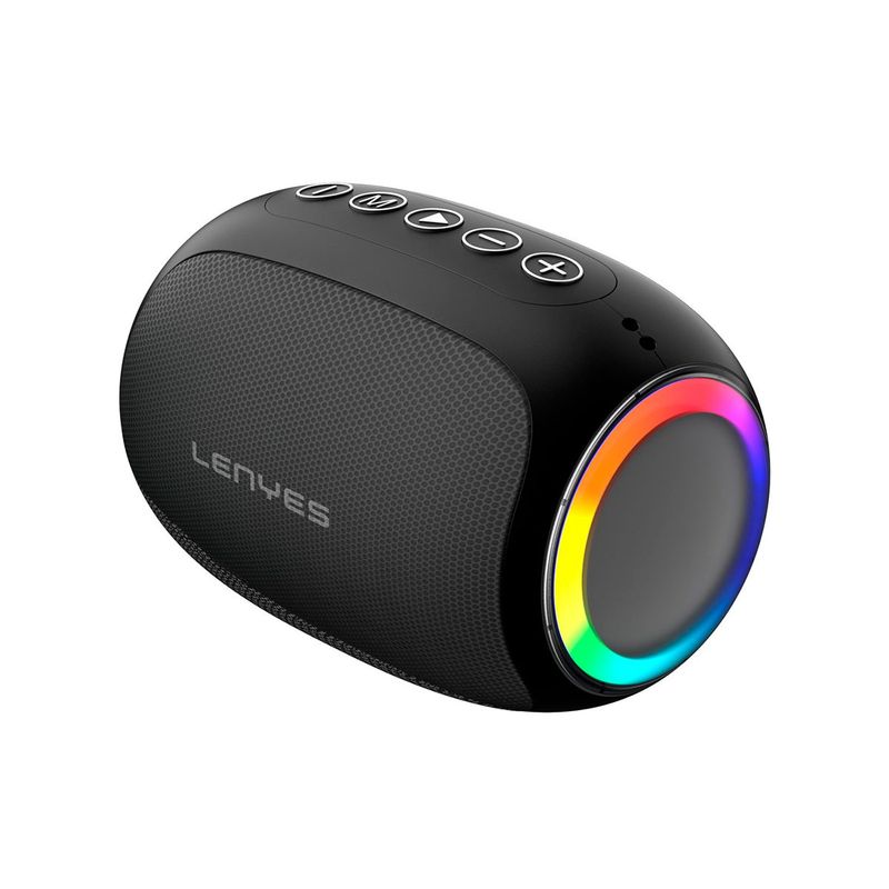 LENYES - Parlante Bluetooth Portátil Lenyes color Negro 10w S203