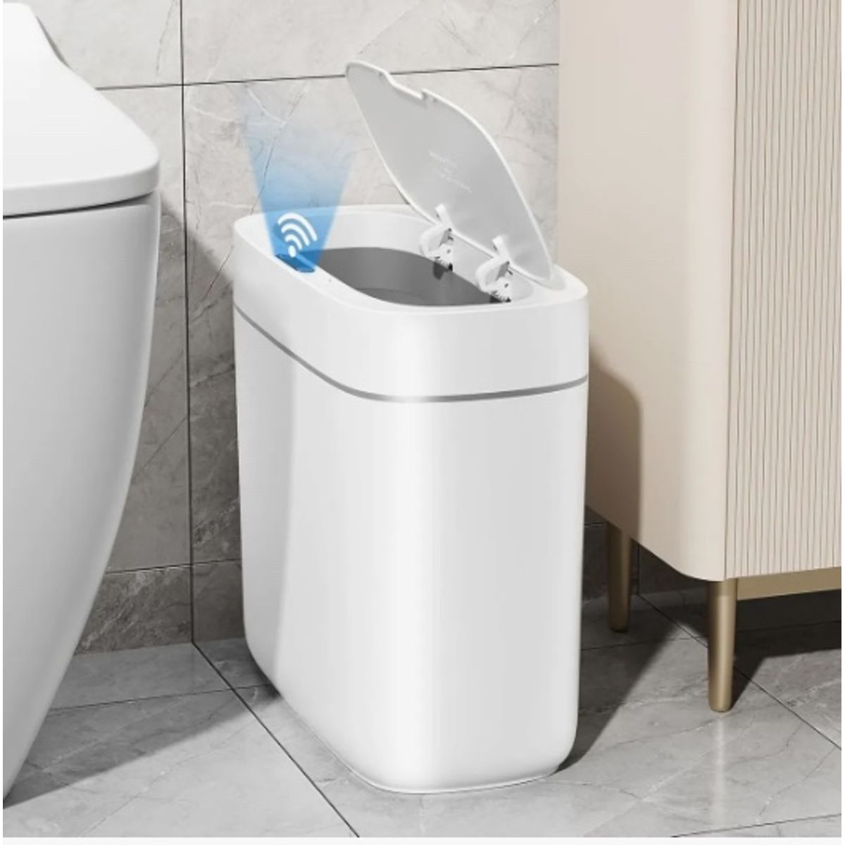 GENERICO - Bote Basura Inteligente Con Sensor