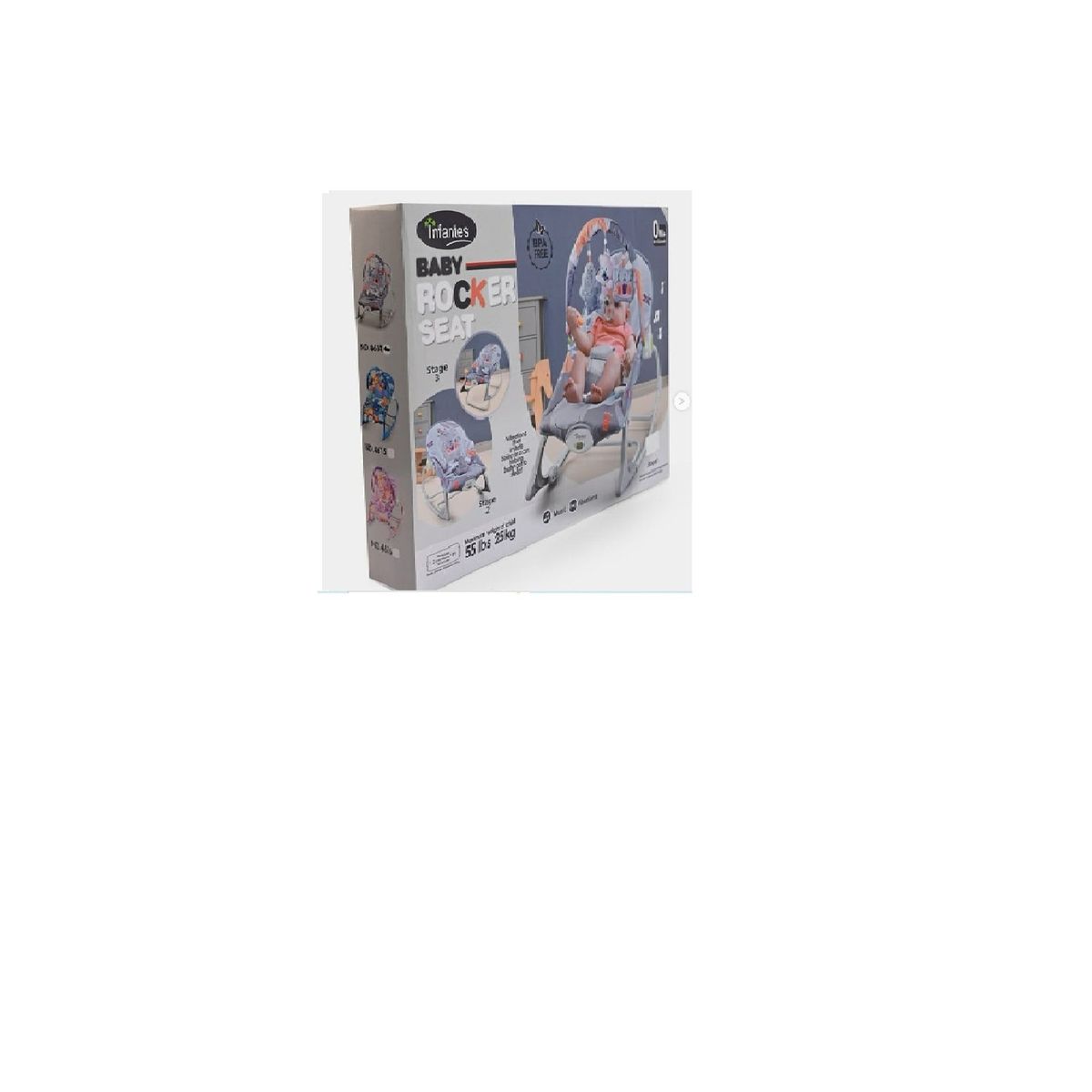 ANGELES DEL HOGAR - SILLA BALANCÍN MECEDORA PARA BEBÉ INFANTES