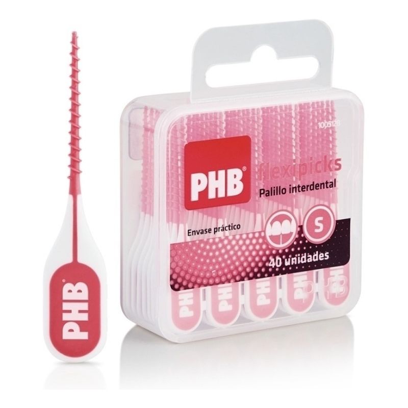 PHB - Palillo Interdental Phb Flexipicks Recto X40 Unidades
