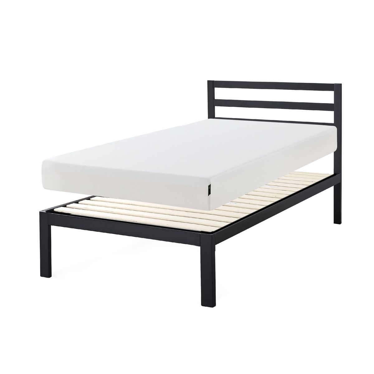 ZINUS - Cama Mia Zinus Colchon Espuma 20cms 1.5 Plazas Long