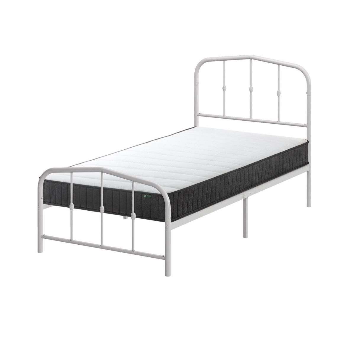 ZINUS - Cama Heidi Zinus Colchon Resortes Pocket 20cms 1.5 Plazas Long