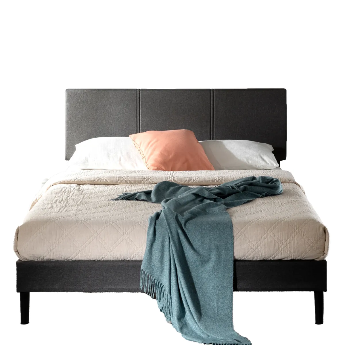 ZINUS - Cama Cambril Zinus Colchon Espuma Green Tea 2 Plazas