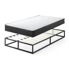ZINUS - Cama Joseph Colchon Resortes Pocket 20cms 1.5 Plazas Long