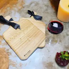 EN VARA'S MEATS & GRILL - Set Tabla Charcutera Picoteo Individual Madera ( 2 Unidades