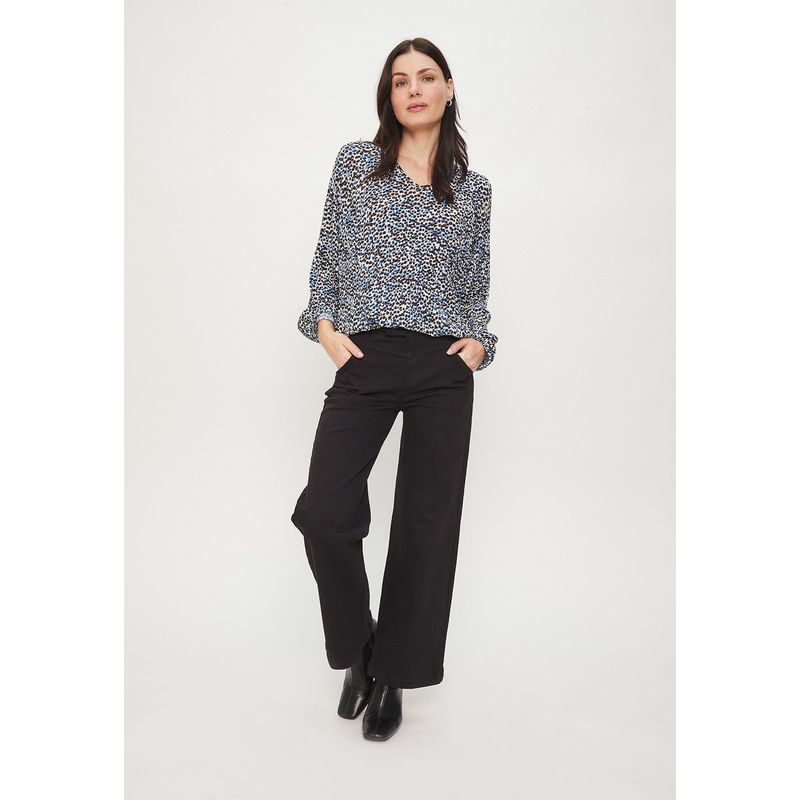 ASH - Polera Manga Larga Negro Mujer Ash