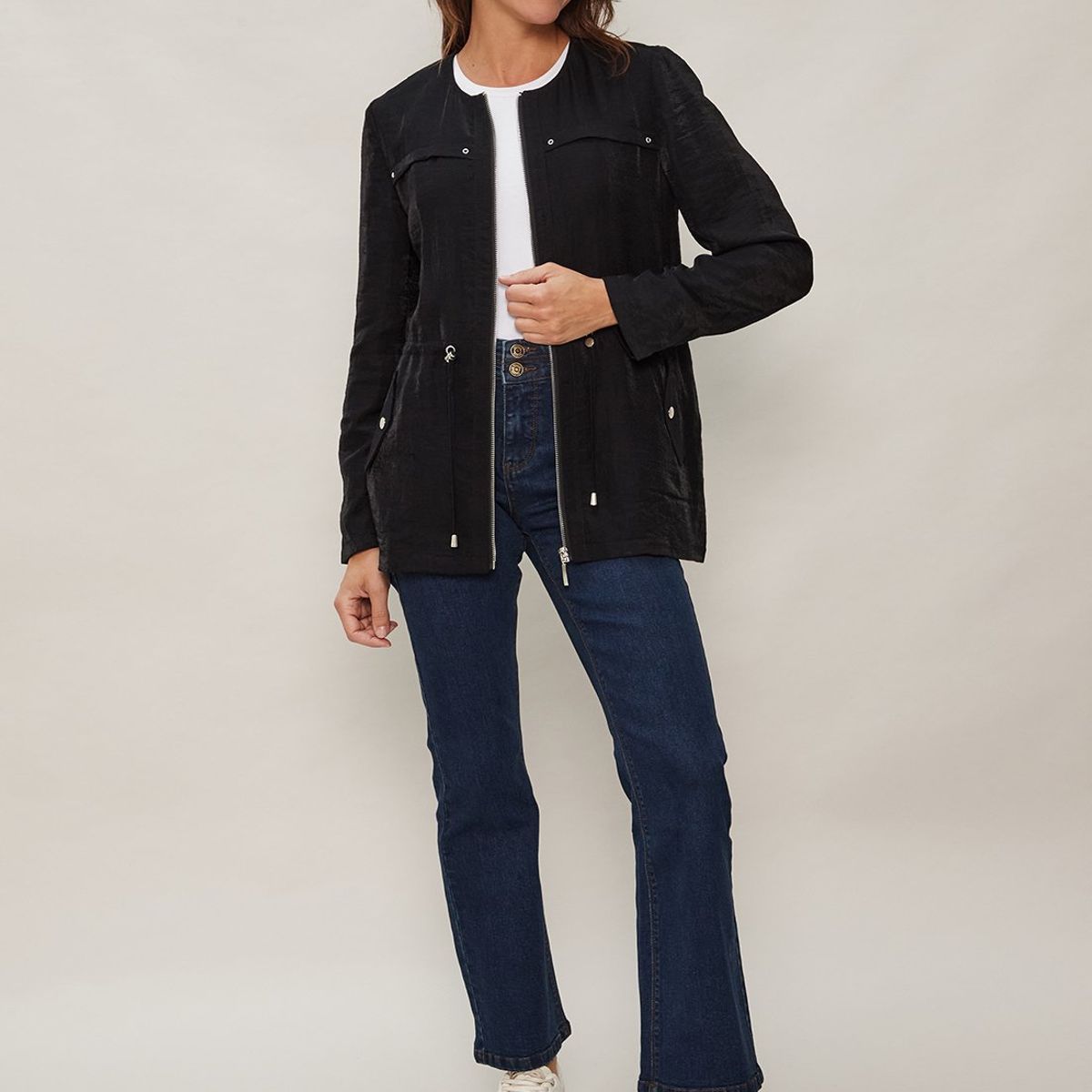 MA GRIFFE - Chaqueta Negro Mujer Magriffe